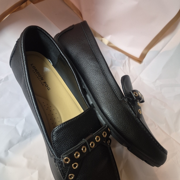 London Fog Shoes - London Fog Black Men's Loafers